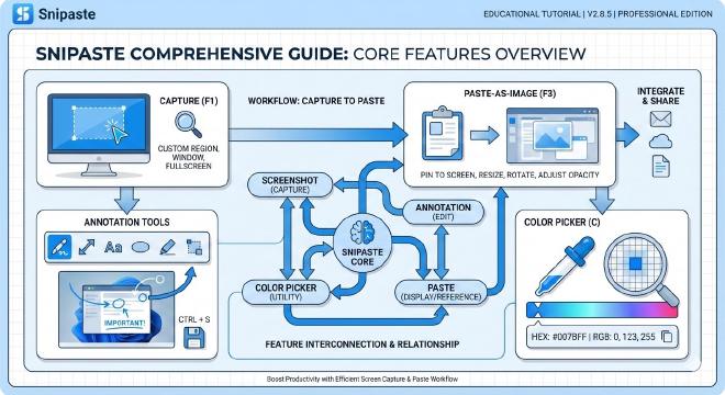 Snipaste核心功能概览