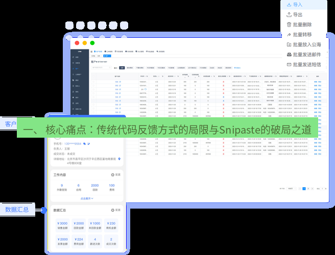 截图软件 一、 核心痛点：传统代码反馈方式的局限与Snipaste的破局之道