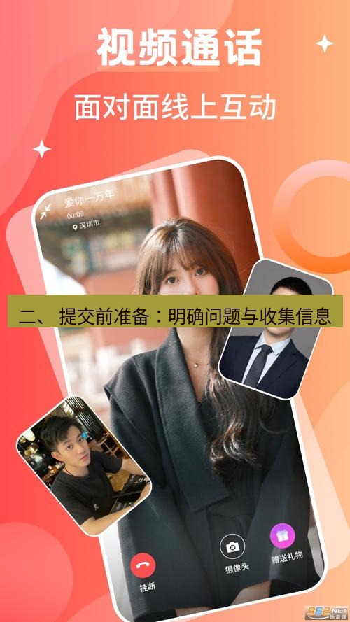 截图软件 二、 提交前准备：明确问题与收集信息