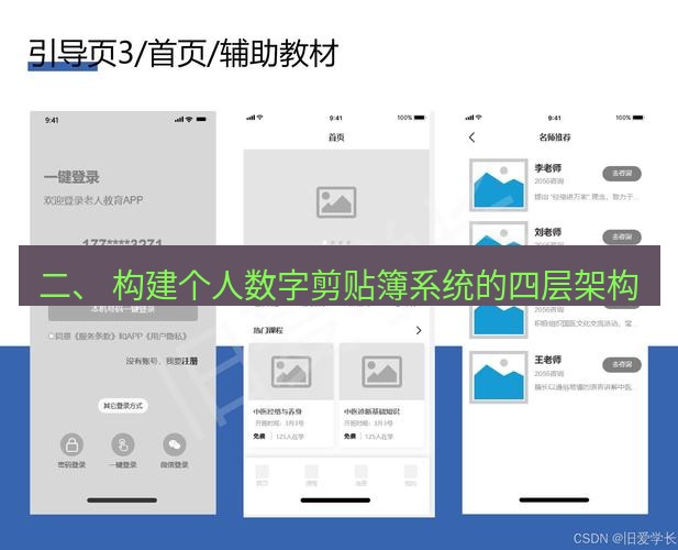 截图软件 二、 构建个人数字剪贴簿系统的四层架构