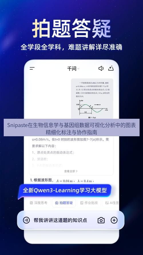截图软件 Snipaste在生物信息学与基因组数据可视化分析中的图表精细化标注与协作指南