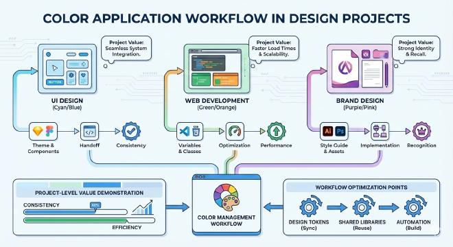 设计项目中的色彩应用工作流