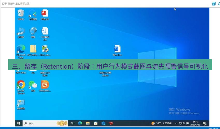 截图软件 三、留存（Retention）阶段：用户行为模式截图与流失预警信号可视化