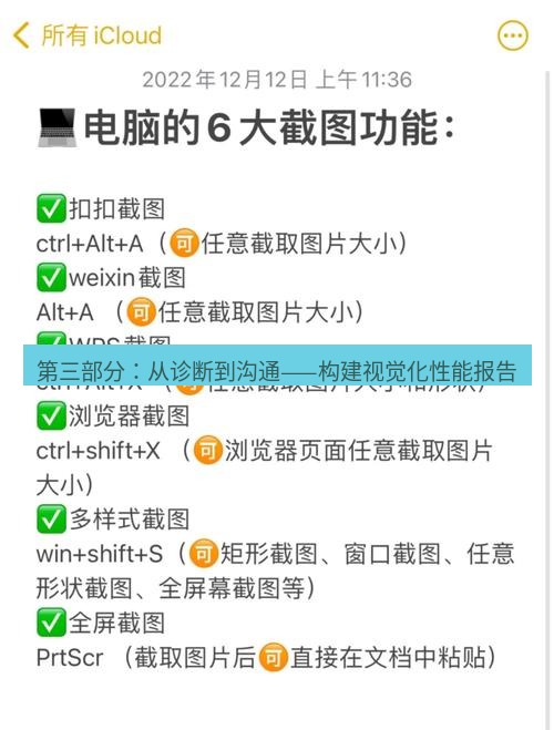 截图软件 第三部分：从诊断到沟通——构建视觉化性能报告