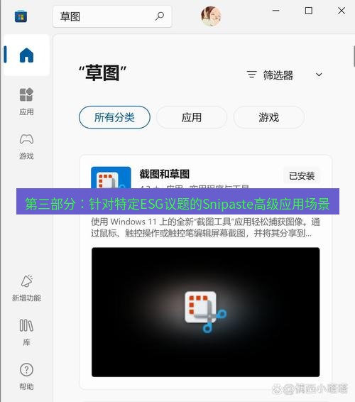 截图软件 第三部分：针对特定ESG议题的Snipaste高级应用场景