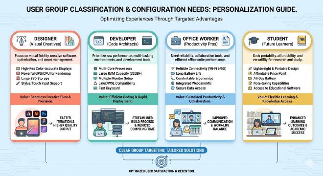用户群体分类与配置需求