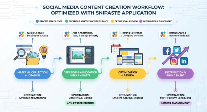 社交媒体内容创作完整工作流