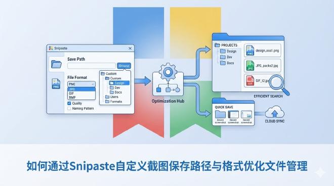 Snipaste自定义截图保存路径与格式