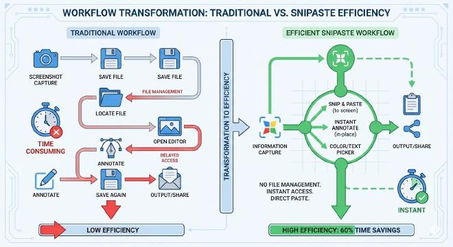 高效工作流核心理念可视化