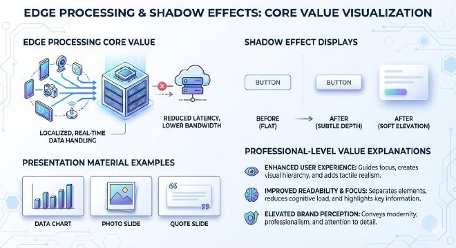 边缘处理与阴影效果核心价值