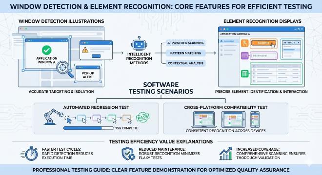 窗口探测与元素识别核心功能