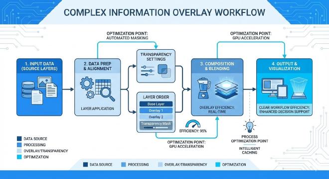 复杂信息图叠加工作流