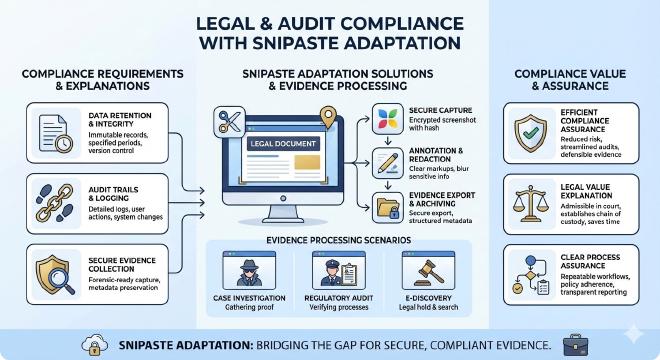 法律审计合规要求与Snipaste适配