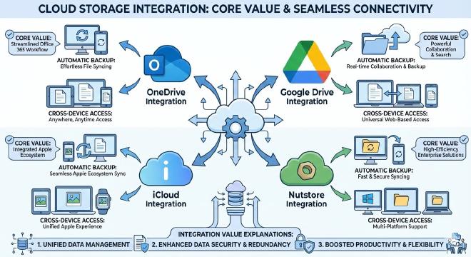 云存储集成核心价值