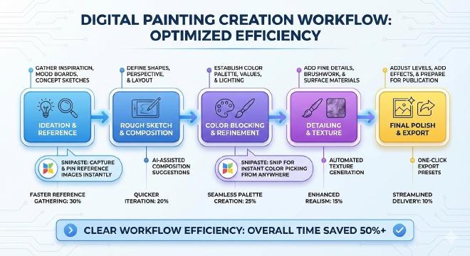 数字绘画创作工作流