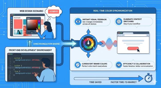 实时色彩同步核心优势