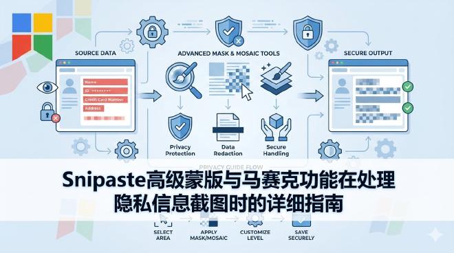 Snipaste高级蒙版与马赛克功能